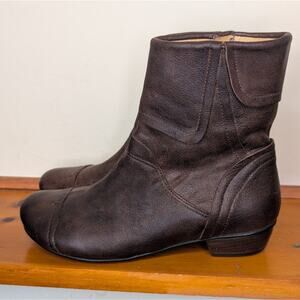 Brako “Made on Earth” Anatomico Collection Brown Leather Ankle Boots – Size 36 (